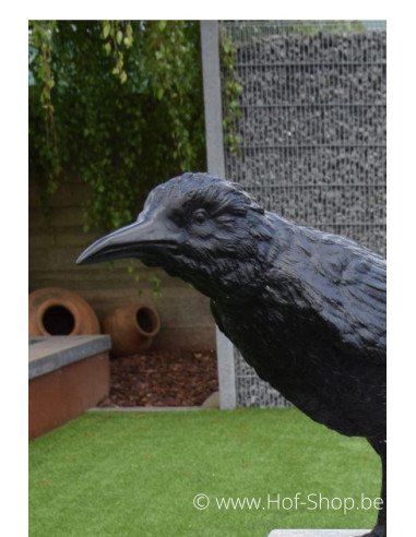 Set van drie raven - bronzen beelden (B50420, B50418 en B50325)