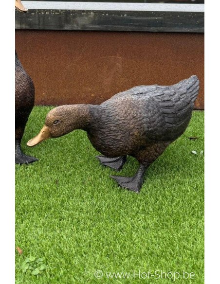 Koppel eenden - bronzen beeld (GA1267BR-B en AN1232BR-B)