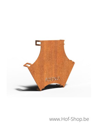 Hex koppelstukken Middle Connector - Adezz koppelstuk in cortenstaal