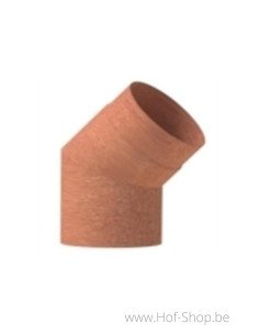 Smoke Flue 45° 15,4 cm - acier corten