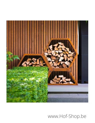 HEX pièce connecteur fin  - Adezz en acier corten