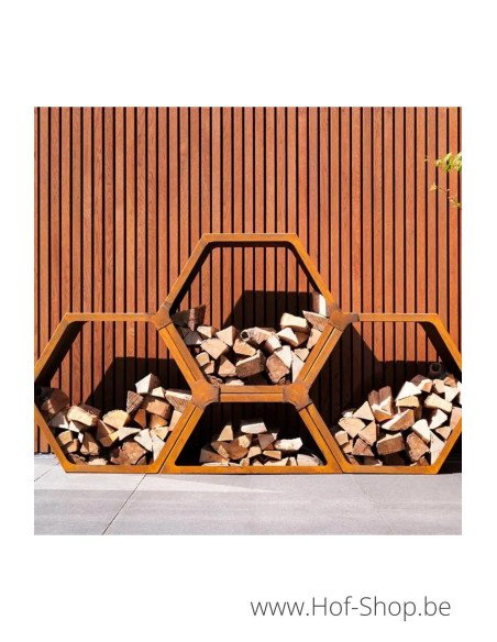 HEX pièce connecteur fin  - Adezz en acier corten