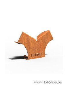 HEX pièce connecteur fin  - Adezz en acier corten