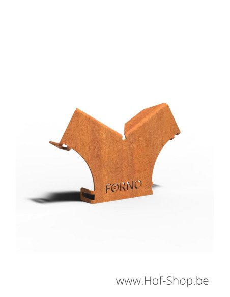 HEX pièce connecteur fin  - Adezz en acier corten