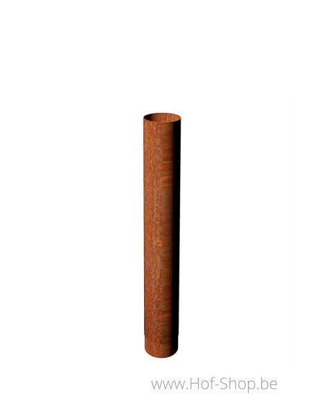 Smoke Flue 15,4 x 100 cm - rookbuis in cortenstaal