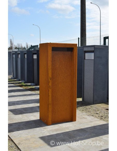 Litru - brievenbus cortenstaal