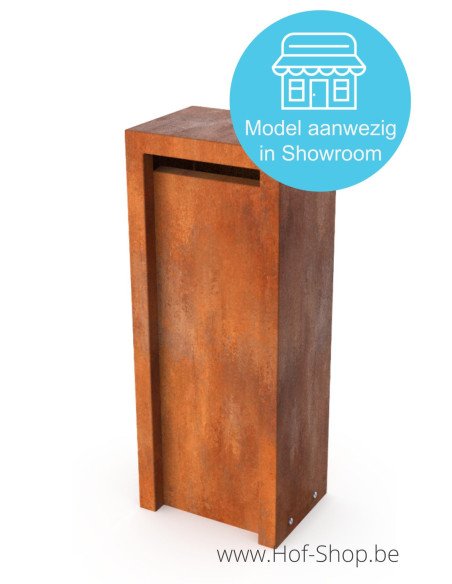 Litru - brievenbus cortenstaal