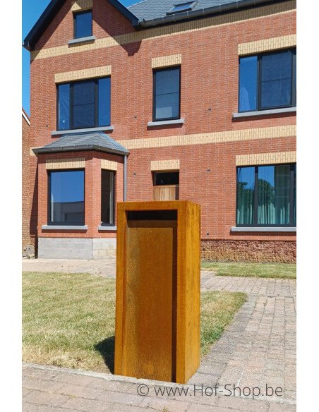 Litru - Geroba brievenbus cortenstaal