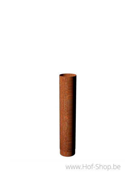 Smoke Flue 20,4 x 75 cm - acier corten