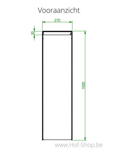 Nexus Medium RAL 9005 - pakketbus aluminium