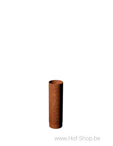 Smoke Flue 20,4 x 50 cm - acier corten
