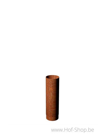 Smoke Flue 20,4 x 50 cm - acier corten