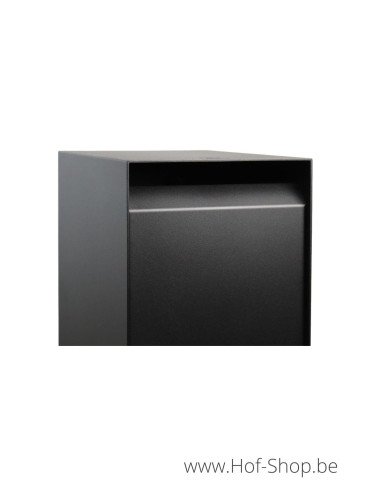 Modèle d'exposition Nexus Medium RAL 9005 - boîte à colis eSafe aluminium