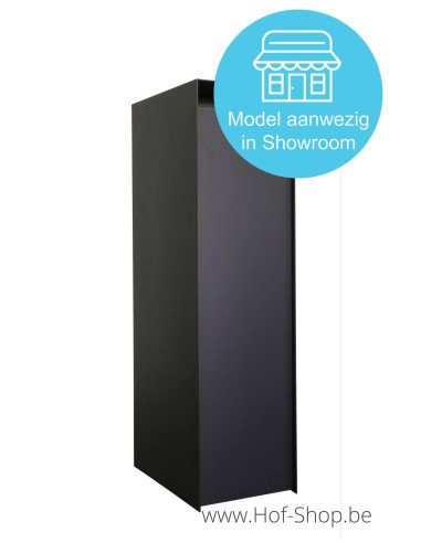 Modèle d'exposition Nexus Medium RAL 9005 - boîte à colis eSafe aluminium