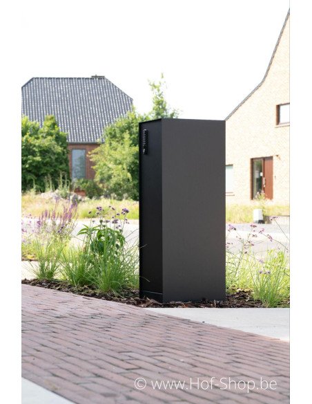 Nexus Medium RAL 9005 - eSafe pakketbus aluminium