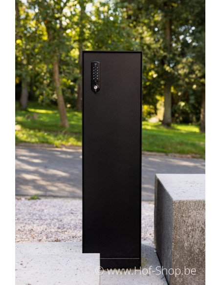 Nexus Medium RAL 9005 - eSafe pakketbus aluminium