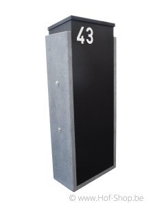 Torino Big Parcel Noir Back Door - boîte à colis VASP en pierre blue