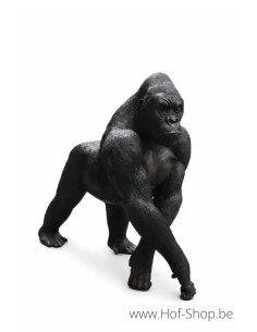 Staande gorilla - bronzen beeld (B1422)