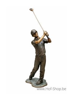 Golfer - bronzen beeld (B888)