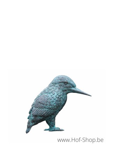 Martin-pêcheur - statue en bronze (BS1539V)