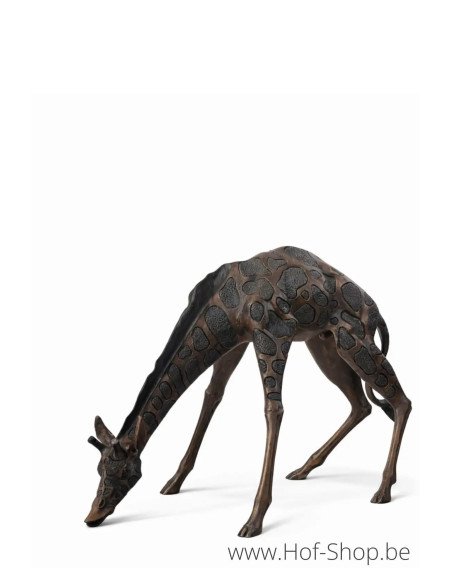 Giraf - bronzen beeld (B55018)