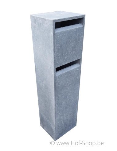 P-Box 2 Box - VR Boîte aux lettres pour immeuble en pierre bleue