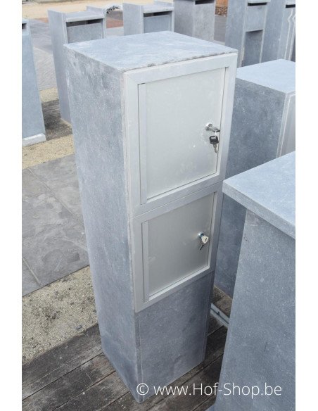 P-Box 2 Box - VR Boîte aux lettres pour immeuble en pierre bleue