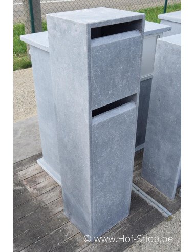 P-Box 2 Box - VR Boîte aux lettres pour immeuble en pierre bleue