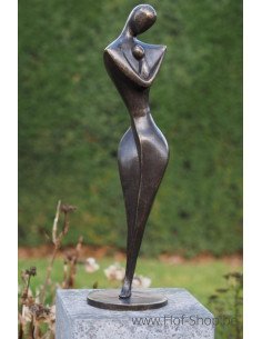 Mère Avec Enfant Moderne - statue en bronze (AN2935BR-BI)