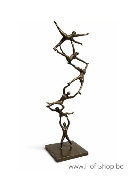 Spiral to the top - bronzen beeld (AN3012BR-BI)