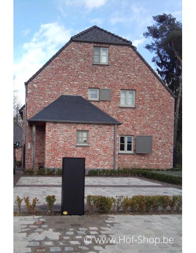 SHOWMODEL Dropbox Small RAL 9005 Back Door - eSafe boîte à colis aluminium