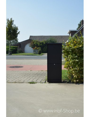 SHOWMODEL Dropbox Small RAL 9005 Back Door - eSafe boîte à colis aluminium