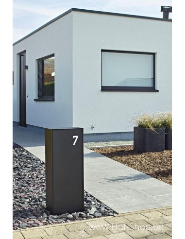 SHOWMODEL Dropbox Small RAL 9005 Back Door - eSafe boîte à colis aluminium