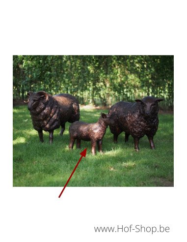 Agneau - statue en bronze (B73017)