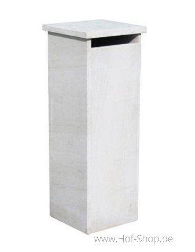 Palma White - brievenbus Franse witsteen