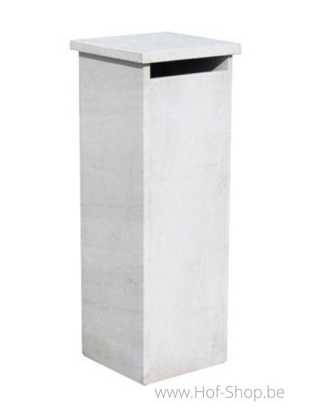 Palma White - brievenbus Franse witsteen