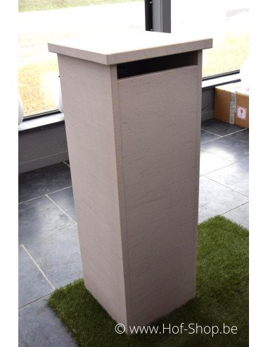 Palma White - brievenbus Franse witsteen