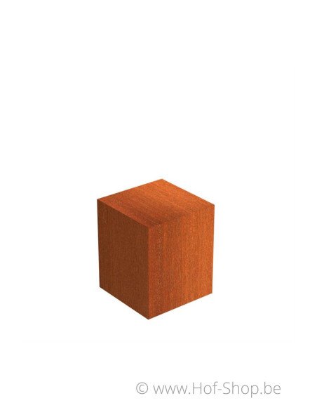 Socle 50 x 50 x 60 - socle en acier corten
