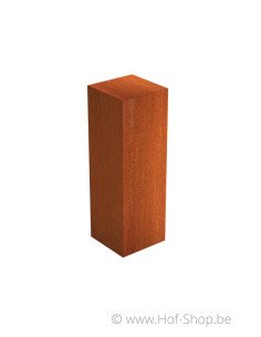 Socle 40 x 40 x 120 - socle en acier corten