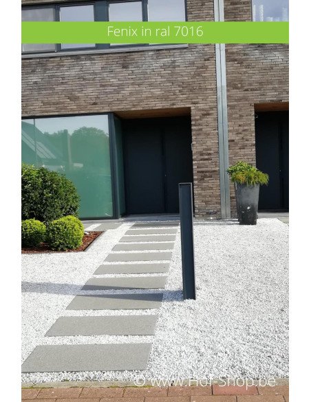 Fenix in ral 7016 - brievenbus aluminium Albo / eSafe