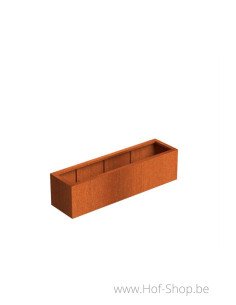 Carrez 150 x 40 x 40 cm - Jardinière Adezz en acier Corten