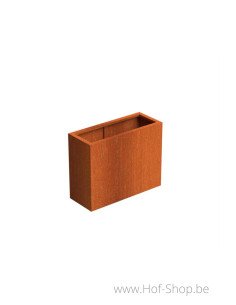 Carrez 100 x 40 x 80 cm - Jardinière Adezz en acier Corten