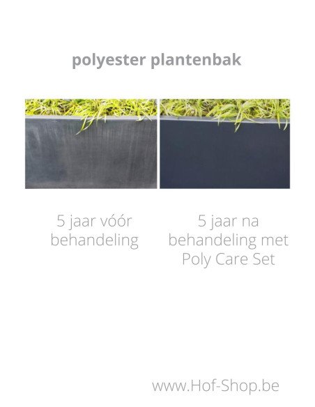 Malva 120 x 20 cm - Adezz Plantenbak in polyester