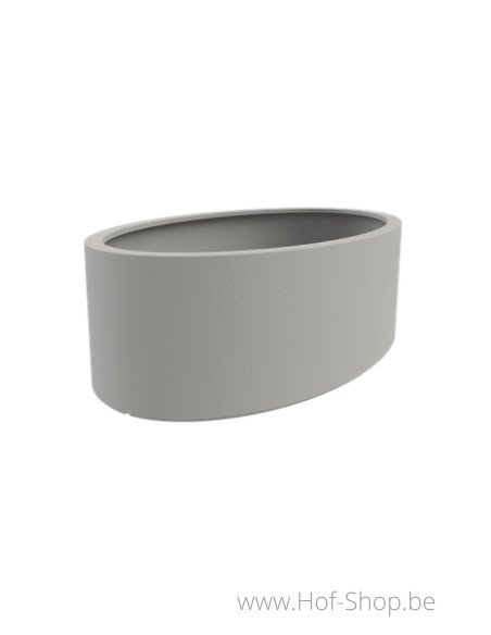 Ellipse 200 x 120 x 60 cm - Jardinière Adezz en aluminium