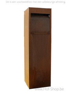 Collibox 40120 acier corten - Boîte à colis Arduo