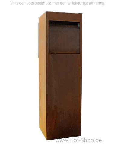 Collibox 40120 acier corten - Boîte à colis Arduo