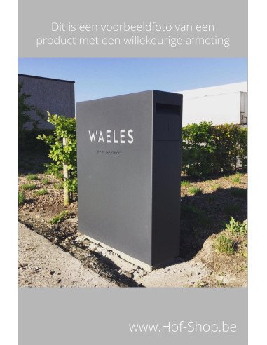 Carré Collibox gelakt - pakketbus inox