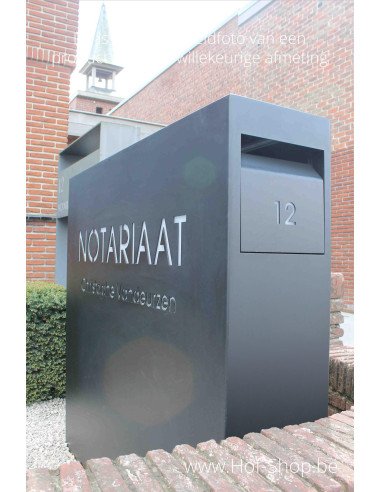 Carré Collibox gelakt - pakketbus inox