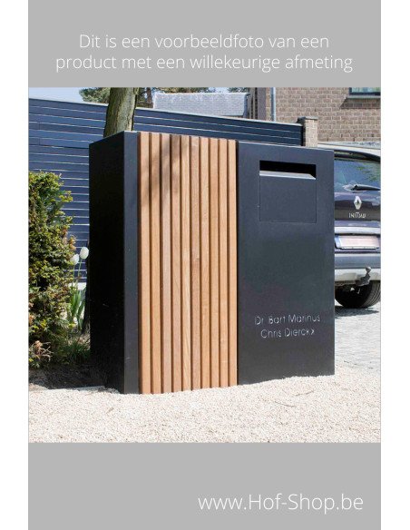 Carré Collibox gelakt - pakketbus inox