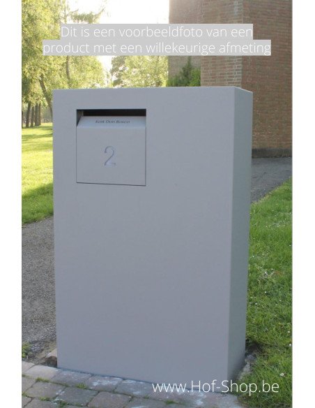 Carré Collibox gelakt - pakketbus inox